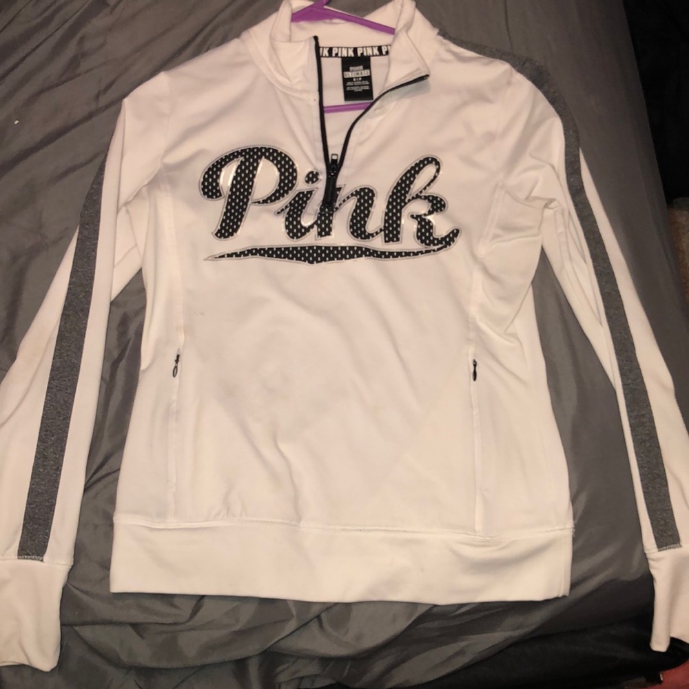 Pink Victoria’s Secret quarter zip